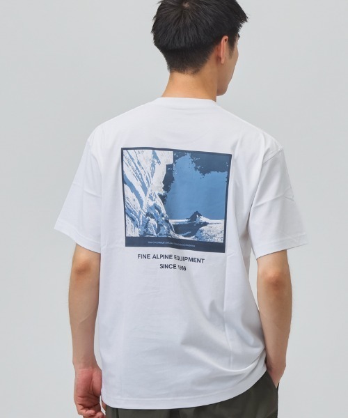 THE NORTH FACE(ザノースフェイス)の「ザ ノース フェイス THE NORTH FACE ショートスリーブ ロック ウォール グラフィック ティー(Tシャツ/カットソー・メンズ・ホワイト/ブラック/グレー/ブルー・S/M/L/LL/3L)」の1枚目の写真