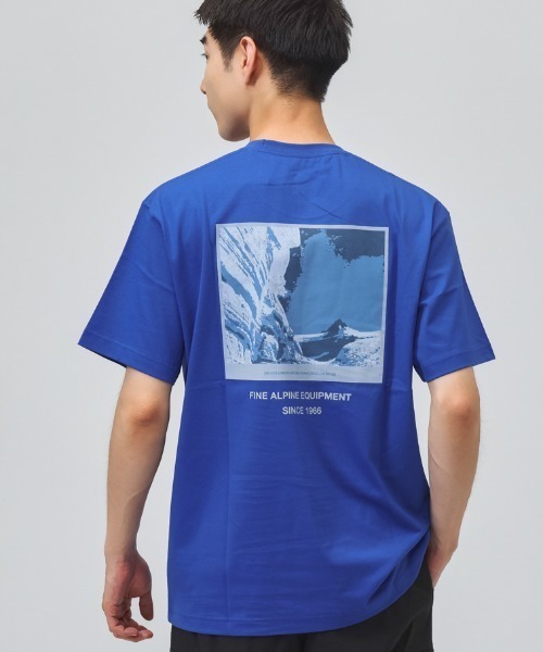 THE NORTH FACE(ザノースフェイス)の「ザ ノース フェイス THE NORTH FACE ショートスリーブ ロック ウォール グラフィック ティー(Tシャツ/カットソー・メンズ・ホワイト/ブラック/グレー/ブルー・S/M/L/LL/3L)」の4枚目の写真