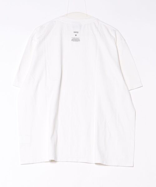 CONVERSE TOKYO（コンバーストウキョウ）の「【CONVERSE TOKYO】＜UNISEX＞ ワンポイント スター レザー パッチ Tシャツ/ STAR PATCH LEATHER ACCENT T-SHIRT（Tシャツ/カットソー・レディース・ホワイト/サックスブルー/ブラック・SMALL/MEDIUM）」の4枚目の写真