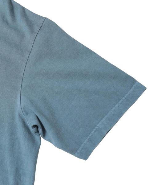 CONVERSE TOKYO(コンバーストウキョウ)の「STAR LEATHER PATCH TEE(Tシャツ/カットソー・レディース・ホワイト/サックスブルー/ブラック・SMALL/MEDIUM)」の6枚目の写真