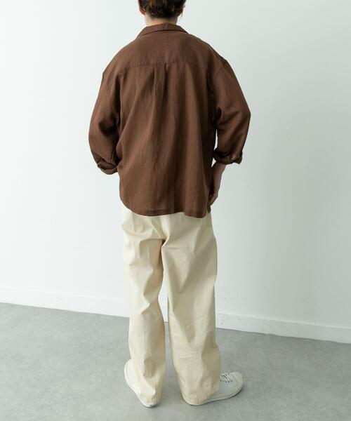 URBAN RESEARCH Sonny Label(アーバンリサーチサニーレーベル)の「タイプライターイージーワイドパンツ(チノパンツ・メンズ・カーキ/オフホワイト/ブラック・LARGE/MEDIUM)」の11枚目の写真