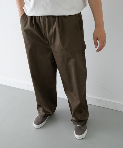 URBAN RESEARCH Sonny Label(アーバンリサーチサニーレーベル)の「タイプライターイージーワイドパンツ(その他パンツ・メンズ・カーキ/オフホワイト/ブラック・LARGE/MEDIUM)」の3枚目の写真