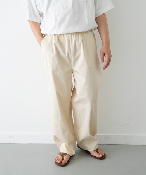 URBAN RESEARCH Sonny Label(アーバンリサーチサニーレーベル)の「タイプライターイージーワイドパンツ(その他パンツ・メンズ・カーキ/オフホワイト/ブラック・LARGE/MEDIUM)」の8枚目の写真