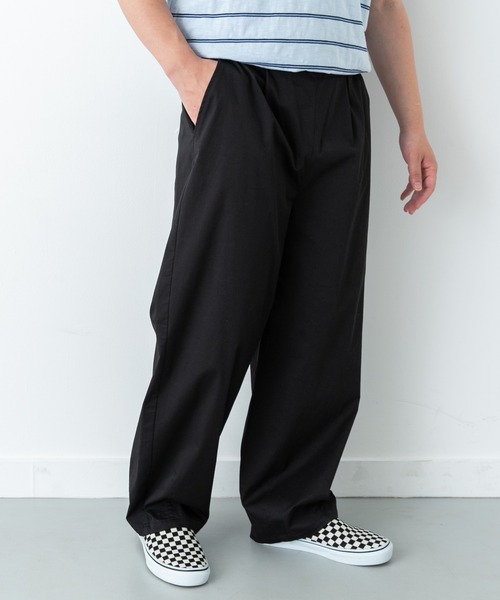 URBAN RESEARCH Sonny Label(アーバンリサーチサニーレーベル)の「タイプライターイージーワイドパンツ(その他パンツ・メンズ・カーキ/オフホワイト/ブラック・LARGE/MEDIUM)」の7枚目の写真
