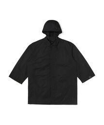 HOODED BALMACAAN COAT