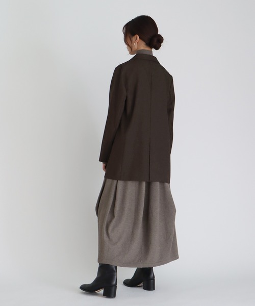 DRESSLAVE(ドレスレイブ)の「B7 / peaked lapel jacket(ピークドラペルジャケット)(テーラードジャケット・レディース・ブラウン/グレー・38)」の12枚目の写真