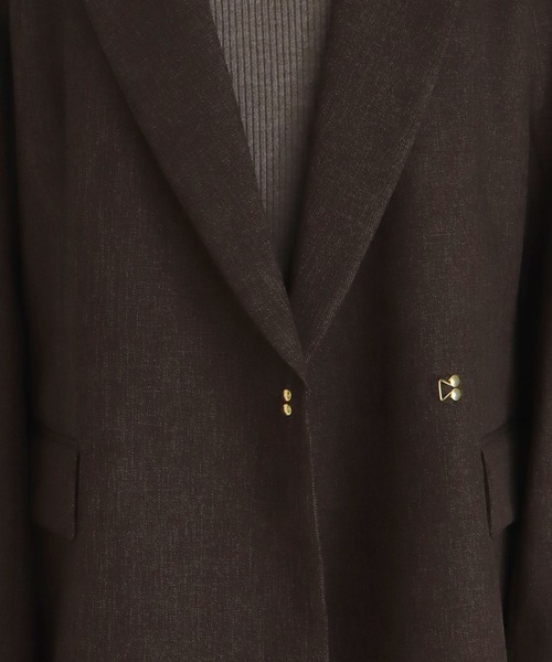 DRESSLAVE(ドレスレイブ)の「B7 / peaked lapel jacket(ピークドラペルジャケット)(テーラードジャケット・レディース・ブラウン/グレー・38)」の14枚目の写真