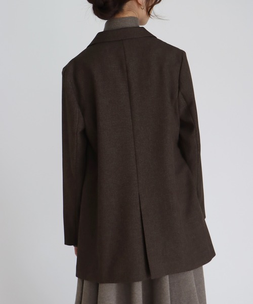 DRESSLAVE(ドレスレイブ)の「B7 / peaked lapel jacket(ピークドラペルジャケット)(テーラードジャケット・レディース・ブラウン/グレー・38)」の17枚目の写真