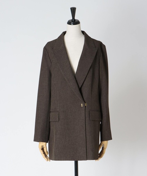 DRESSLAVE(ドレスレイブ)の「B7 / peaked lapel jacket(ピークドラペルジャケット)(テーラードジャケット・レディース・ブラウン/グレー・38)」の18枚目の写真