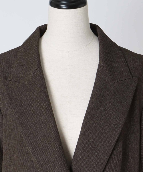 DRESSLAVE(ドレスレイブ)の「B7 / peaked lapel jacket(ピークドラペルジャケット)(テーラードジャケット・レディース・ブラウン/グレー・38)」の21枚目の写真
