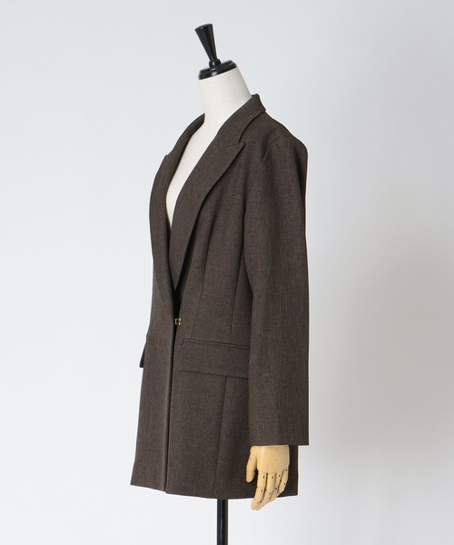 DRESSLAVE(ドレスレイブ)の「B7 / peaked lapel jacket(ピークドラペルジャケット)(テーラードジャケット・レディース・ブラウン/グレー・38)」の19枚目の写真