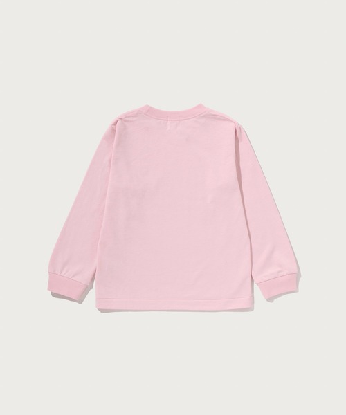 A BATHING APE(アベイシングエイプ)の「MILO ON BAPE ONE POINT LS TEE(Tシャツ/カットソー・キッズ・ホワイト/ブラック/ピンク・110/100/90/130/120/140)」の7枚目の写真