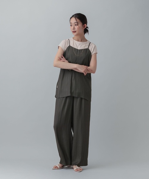 GLOBAL WORK(グローバルワーク)の「MATINEE LINE/トロミサテンイージーパンツ/873324(その他パンツ・レディース・ブラック/グレー系その他/レッド系その他・LARGE/MEDIUM)」の21枚目の写真