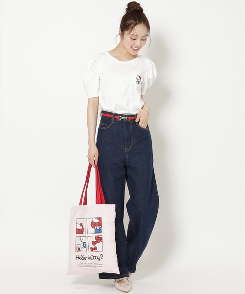 WILLSELECTION(ウィルセレクション)の「ワイドデニムパンツ(デニムパンツ・レディース・ブルー/ネイビー・S/M)」の8枚目の写真