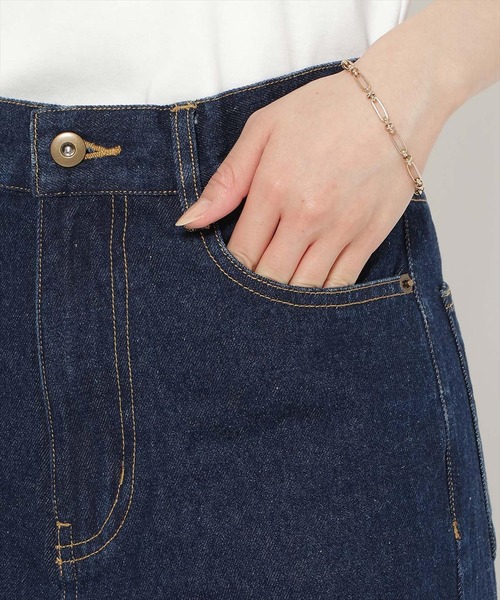 WILLSELECTION(ウィルセレクション)の「ワイドデニムパンツ(デニムパンツ・レディース・ブルー/ネイビー・S/M)」の12枚目の写真