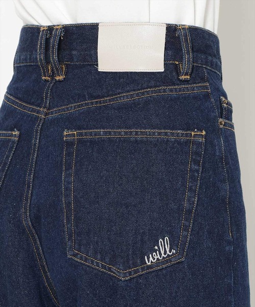 WILLSELECTION(ウィルセレクション)の「ワイドデニムパンツ(デニムパンツ・レディース・ブルー/ネイビー・S/M)」の13枚目の写真