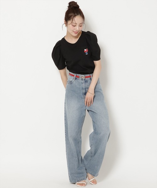 WILLSELECTION(ウィルセレクション)の「ワイドデニムパンツ(デニムパンツ・レディース・ブルー/ネイビー・S/M)」の15枚目の写真