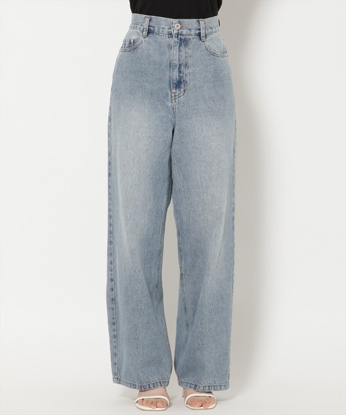 WILLSELECTION(ウィルセレクション)の「ワイドデニムパンツ(デニムパンツ・レディース・ブルー/ネイビー・S/M)」の16枚目の写真