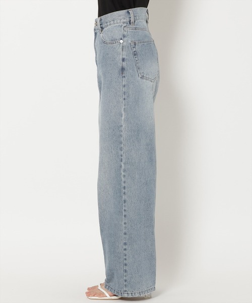 WILLSELECTION(ウィルセレクション)の「ワイドデニムパンツ(デニムパンツ・レディース・ブルー/ネイビー・S/M)」の3枚目の写真