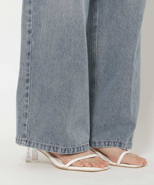 WILLSELECTION(ウィルセレクション)の「ワイドデニムパンツ(デニムパンツ・レディース・ブルー/ネイビー・S/M)」の7枚目の写真