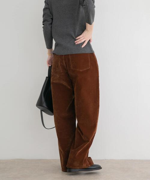 ITEMS URBANRESEARCH(アイテムズ アーバンリサーチ)の「コクーンワイドパンツ(その他パンツ・レディース・ライトブルー/ブラウン/ブルー・MEDIUM/SMALL)」の6枚目の写真