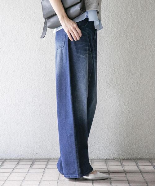 ITEMS URBANRESEARCH(アイテムズ アーバンリサーチ)の「コクーンワイドパンツ(その他パンツ・レディース・ライトブルー/ブラウン/ブルー・MEDIUM/SMALL)」の14枚目の写真