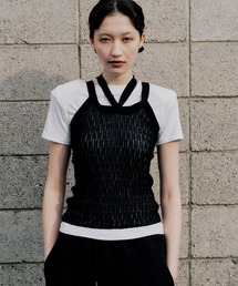 Skin Contact Knitted Tee / スキンコンタクトニットティー（Tシャツ