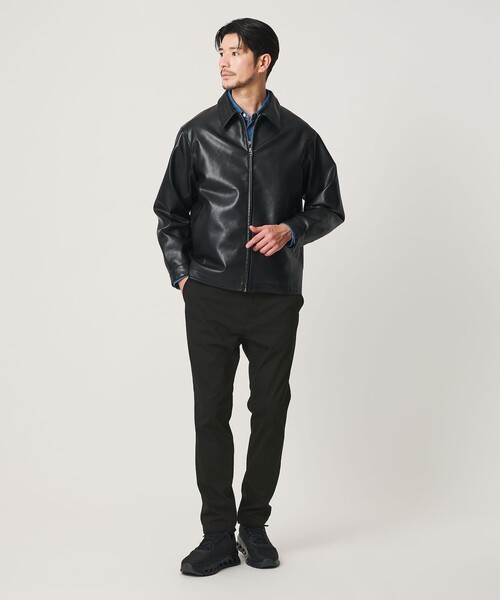 BEAUTY&YOUTH UNITED ARROWS(ビューティーアンドユースユナイテッドアローズ)の「【WEB限定 WARDROBE SMART】ワンダーシェイプ スキニーパンツ(その他パンツ・メンズ・ブラック/ベージュ/ダークグレー・L/M/S/XL)」の8枚目の写真