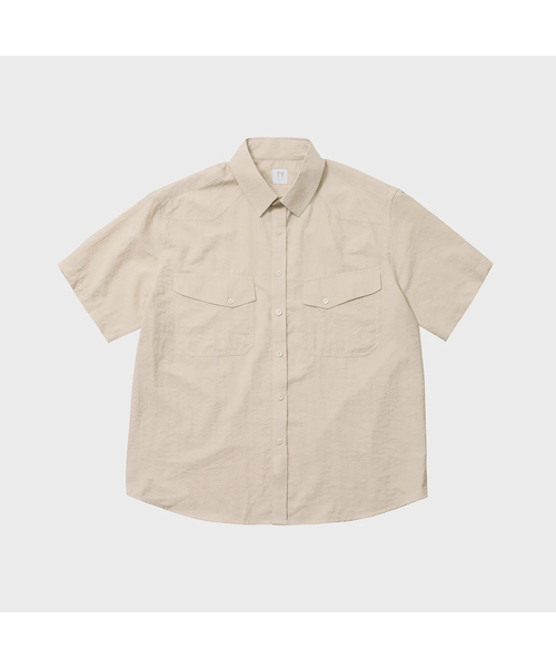 TY(ティワイ)の「セリン ウェスタン ハーフシャツ - クロップ, 3COLOR(シャツ/ブラウス・メンズ・ブラック/ミント/Beige・MEDIUM/LARGE/X-LARGE)」の3枚目の写真