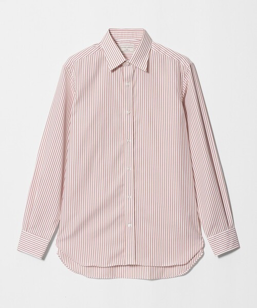 UNITED ARROWS(ユナイテッドアローズ)の「イージーケア AG シックシンストライプ ショートポイント レギュラーカラーシャツ 抗菌防臭(シャツ/ブラウス・メンズ・ダークオレンジ・41cm/39cm/37cm/38cm/40cm)」の2枚目の写真