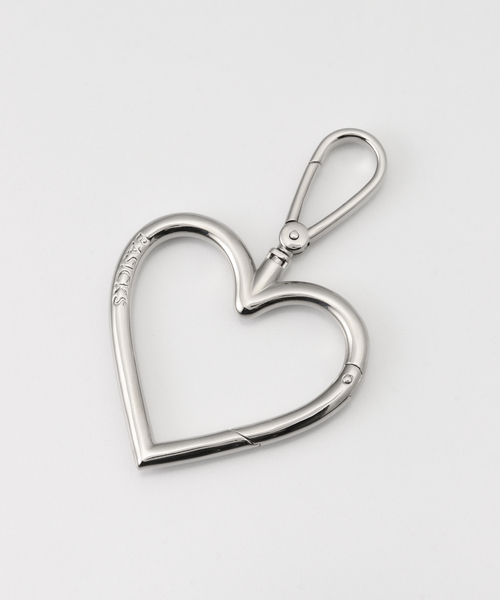 BASICKS(ベイシックス)の「≪追加3≫BASICKS / ベイシックス Heart Key Ring(キーケース/キーアクセサリー・レディース・シルバー・FREE)」の1枚目の写真