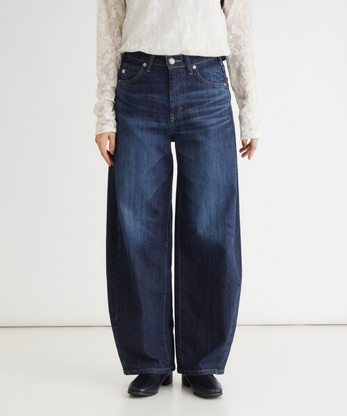 SOMETHING(サムシング)の「HANA CURVE TAPER(その他パンツ・レディース・ネイビー・02/03/04/05)」の2枚目の写真