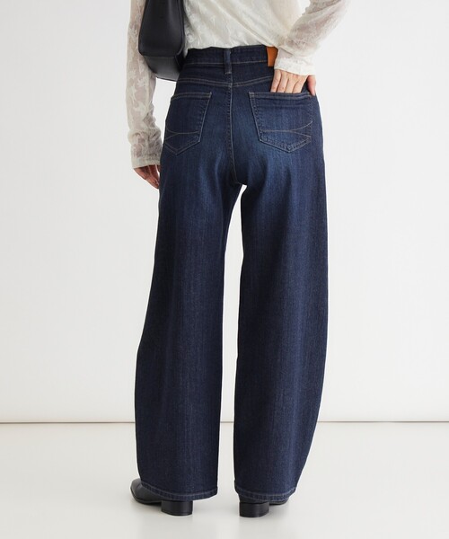 SOMETHING(サムシング)の「HANA CURVE TAPER(その他パンツ・レディース・ネイビー・02/03/04/05)」の4枚目の写真