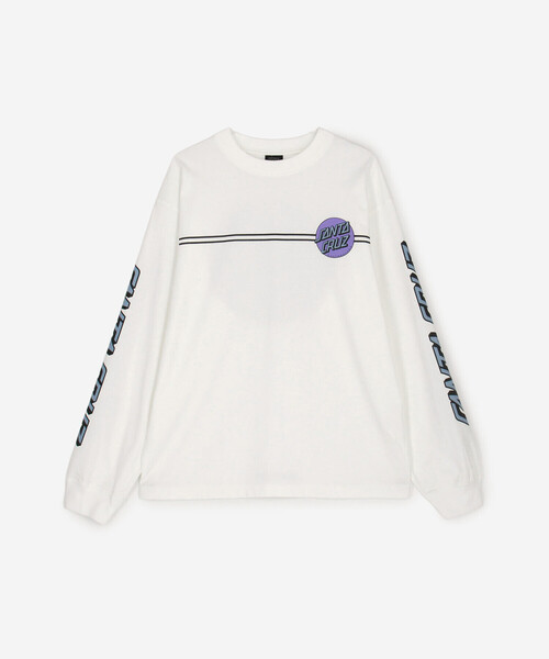 SEDAN ALL-PURPOSE(セダンオールパーパス)の「SEDAN ALL-PURPOSE | コットン 長袖プリントTシャツ MEN(Tシャツ/カットソー・メンズ・ホワイト/ブラック・M/L)」の3枚目の写真