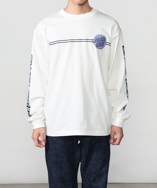 SEDAN ALL-PURPOSE(セダンオールパーパス)の「SEDAN ALL-PURPOSE | コットン 長袖プリントTシャツ MEN(Tシャツ/カットソー・メンズ・ホワイト/ブラック・M/L)」の13枚目の写真