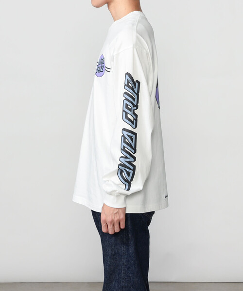 SEDAN ALL-PURPOSE(セダンオールパーパス)の「SEDAN ALL-PURPOSE | コットン 長袖プリントTシャツ MEN(Tシャツ/カットソー・メンズ・ホワイト/ブラック・M/L)」の14枚目の写真