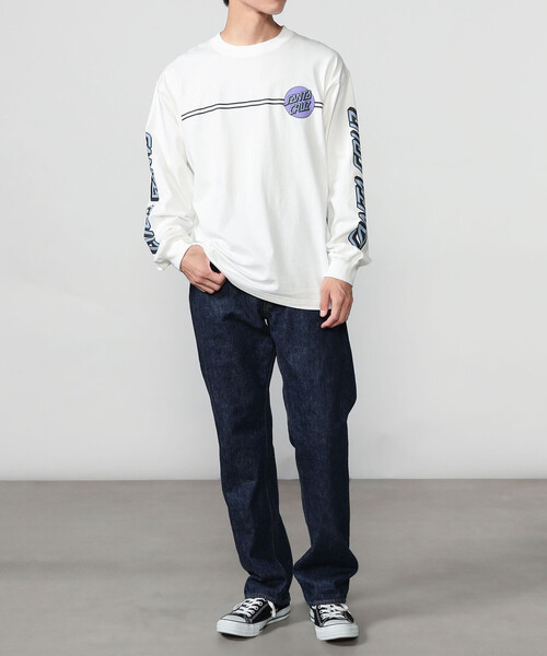 SEDAN ALL-PURPOSE(セダンオールパーパス)の「SEDAN ALL-PURPOSE | コットン 長袖プリントTシャツ MEN(Tシャツ/カットソー・メンズ・ホワイト/ブラック・M/L)」の16枚目の写真