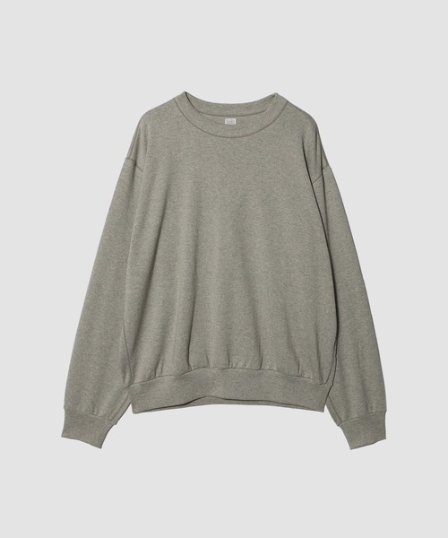 ESTNATION(エストネーション)の「GOOD PEOPLE GOOD STITCHING GOOD PRODUCT for ESTNATION / スーピマコットン クルーネックスウェット《ESTNATION EXCLUSIVE》(スウェット・メンズ・グレー/ダークブラウン・MEDIUM/LARGE)」の1枚目の写真