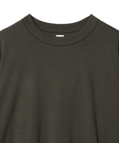 ESTNATION(エストネーション)の「GOOD PEOPLE GOOD STITCHING GOOD PRODUCT for ESTNATION / スーピマコットン クルーネックスウェット《ESTNATION EXCLUSIVE》(スウェット・メンズ・グレー/ダークブラウン・MEDIUM/LARGE)」の5枚目の写真