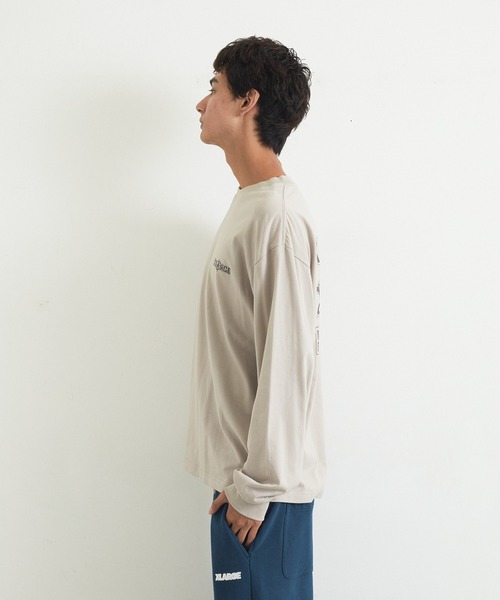 XLARGE(エクストララージ)の「XL L/S TEE(Tシャツ/カットソー・メンズ・ホワイト/ベージュ/ブラック・S/M/L/XL)」の15枚目の写真