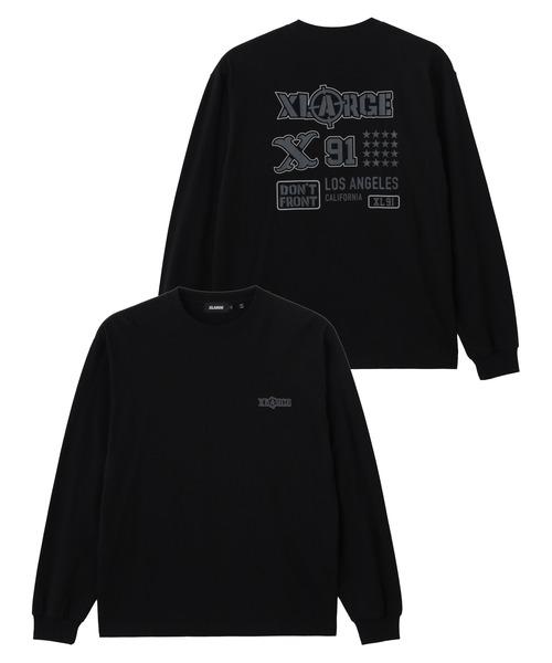 XLARGE(エクストララージ)の「XL L/S TEE(Tシャツ/カットソー・メンズ・ホワイト/ベージュ/ブラック・S/M/L/XL)」の6枚目の写真