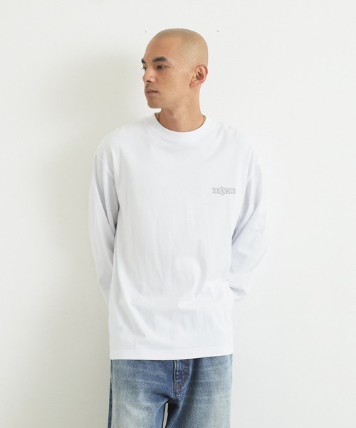 XLARGE(エクストララージ)の「XL L/S TEE(Tシャツ/カットソー・メンズ・ホワイト/ベージュ/ブラック・S/M/L/XL)」の9枚目の写真