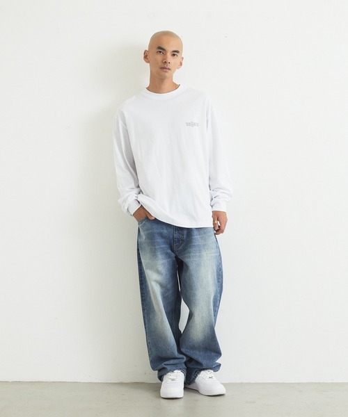 XLARGE(エクストララージ)の「XL L/S TEE(Tシャツ/カットソー・メンズ・ホワイト/ベージュ/ブラック・S/M/L/XL)」の12枚目の写真