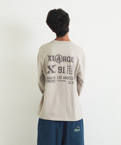 XLARGE(エクストララージ)の「XL L/S TEE(Tシャツ/カットソー・メンズ・ホワイト/ベージュ/ブラック・S/M/L/XL)」の14枚目の写真