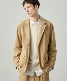 EASENCE（イーズエンス）の「【EASENCE】コーデュロイ セットアップ テーラードジャケット&ストレートパンツ   保温・UVカット・イージーケア（セットアップ）」