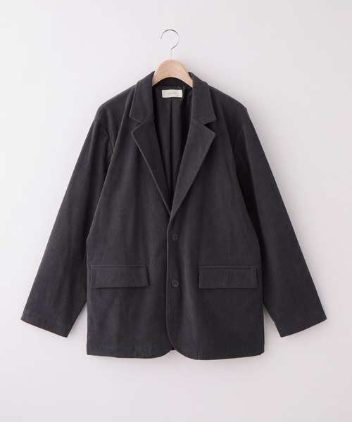 EASENCE(イーズエンス)の「【EASENCE】コーデュロイ セットアップ テーラードジャケット&タックストレートパンツ / 保温・UVカット(セットアップ・メンズ・ブラック/ダークグレー/ベージュ系/ブラウン系/ダークオリーブ・XL/L/M/S)」の9枚目の写真