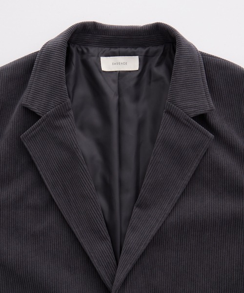 EASENCE(イーズエンス)の「【EASENCE】コーデュロイ セットアップ テーラードジャケット&タックストレートパンツ / 保温・UVカット(セットアップ・メンズ・ブラック/ダークグレー/ベージュ系/ブラウン系/ダークオリーブ・XL/L/M/S)」の13枚目の写真