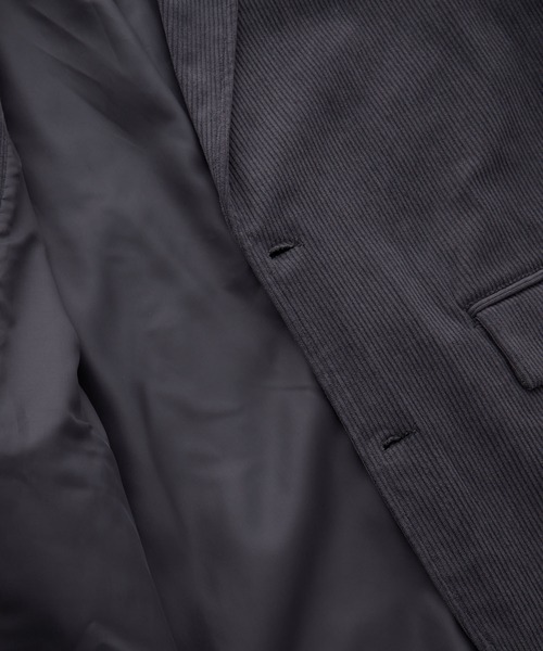 EASENCE(イーズエンス)の「【EASENCE】コーデュロイ セットアップ テーラードジャケット&タックストレートパンツ / 保温・UVカット(セットアップ・メンズ・ブラック/ダークグレー/ベージュ系/ブラウン系/ダークオリーブ・XL/L/M/S)」の16枚目の写真