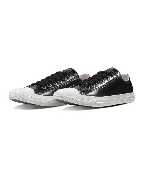 CONVERSE(コンバース)の「CONVERSE ALL STAR POINTEDTOE PA OX(コンバース オールスター ポインテッドトウ PA OX)(スニーカー・レディース・レッド系/ブラック・24cm/23.5cm/23cm/25cm/24.5cm)」の1枚目の写真