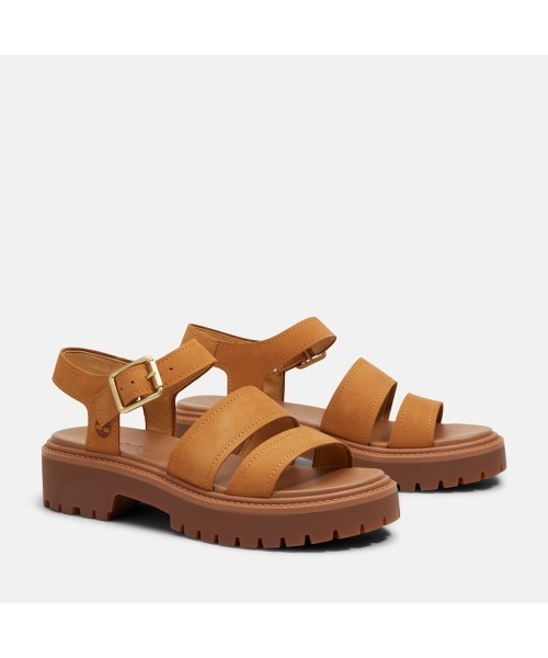 Timberland(ティンバーランド)の「ストーン ストリート プラットフォーム バックストラップ サンダル レディース(サンダル・レディース・ウィート・24.0cm/23.0cm/25.0cm)」の3枚目の写真